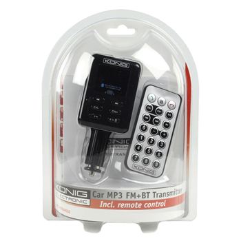 MP3-FMTRANS50 Autoradio mp3 fm zender met bluetooth functie Verpakking foto